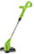 Greenworks Coupe-bordures sans Fil 24V 25cm sans Batterie et Chargeur, Avancement Automatique du Fil Tête du Moteur Pivotante et Inclinable G24LT