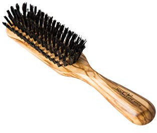 Haarbürste Wildschweinborsten Olivia gerade
