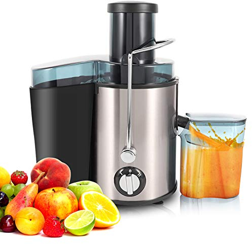 Spremiagrumi Centrifuga 400W 500ml Acciaio Inox Doppia Velocità 27x17.5x33cm EU 220V