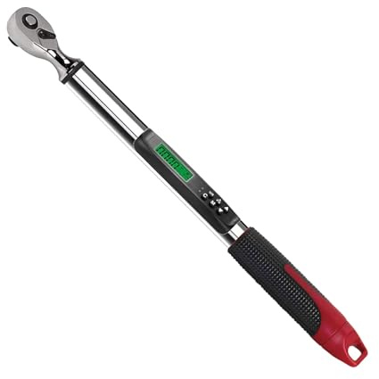 ACDelco ARM315-3A 3/8 Digital Angle Torque Wrench (6.8-135 Nm) with Buzzer, Vibration, Flash Notification, Steel Protective Case & ISO 6789 Standard Certificate of Calibration