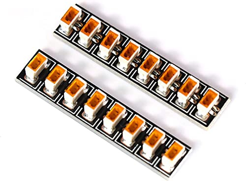 BrickBling Schede di espansione a 8 porte per illuminazione Lego/MOC fai-da-te (confezione da 2)