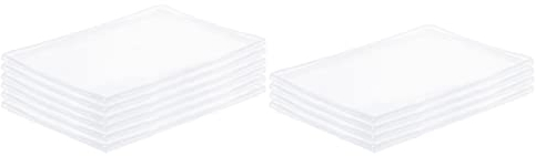 PROREGAL SuperSparSet 10x Auflagedeckel für transparente Eurobehälter BasicLine & LightLine | BxT 40x60cm | Eurobox, Transportbox, Transportbehälter, Stapelbehälter