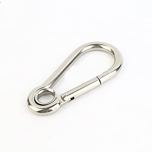 MACHSWON Mousqueton en acier inoxydable 304 avec boucle à ressort 12 mm x 140 mm pour hamac, balançoire, voyage