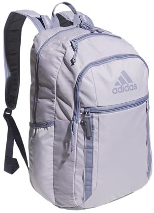 adidas Excel Backpack for Men & Women – Durable Large Athletic Laptop Bag Zaino Borsa, Silver Dawn Grigio/Grigio/Argento Viola Viola, One Size Unisex-Adulto