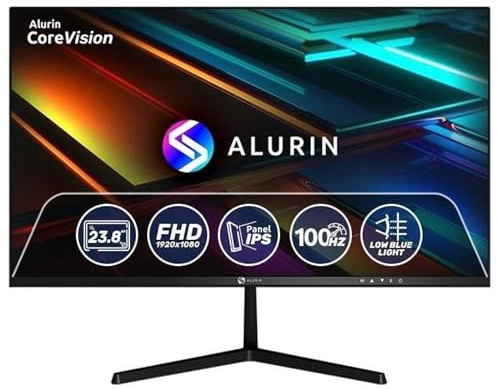 Alurin Monitor CoreVision 100IPSLite 23.8 FHD 100Hz Freesync