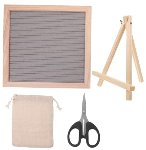 PLAFOPE 1satz Kreatives Filzbuchstabentafel Holzrahmen Anpassbare Buchstabentafel Für Zuhause Und Büro Für Partys Bastelprojekte Und Kreative Dekoration