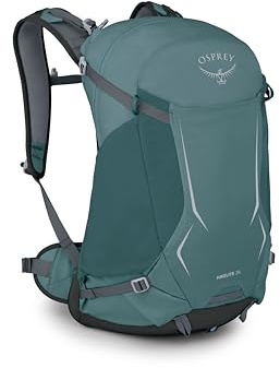 Osprey Hikelite Unisex-Wanderrucksack, 26L, Cascade Blue | Tagesrucksack, Reise-Tagesrucksack, Campingrucksack, Regenschutz, für nasses Wetter, blau, OS-Größe
