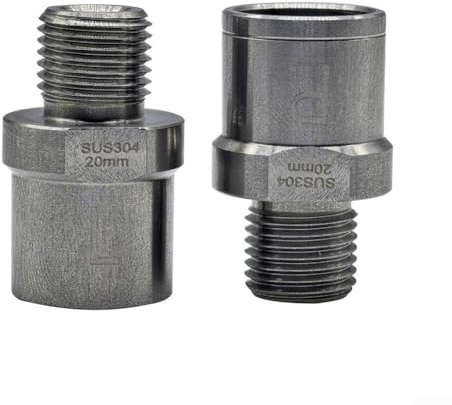 304 Edelstahl Fahrrad Pedal Adapter Konvertiert 9/16 Zoll Pedale auf 1/2 Zoll Kurbeln Ersatzteil