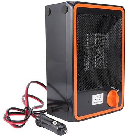 Hemobllo Elektro Auto Heizlüfter Fahrzeug Heizlüfter Schnellheizung Leiser Betrieb Sicheres Gehäuse Einfach Installation Energieeffizient Fahrzeugzubehör