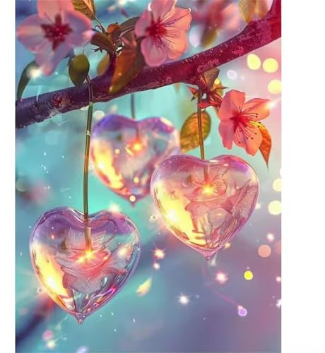 Puzzle 1500 Teile für Erwachsene, Kristall Kirsche 87x57cm Puzzle Erwachsene 1500 Teile Lernspiel Herausforderung Spielzeug, Geschicklichkeitsspiel für die ganze Familie