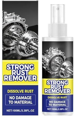 Genérico Spray Eliminador de Óxido Potente para Autos, Spray Eliminador de Óxido para Metal, Quitamanchas de Óxido, Spray Eliminador de Óxido para Vehículos, Herramientas, Cadenas y Metal