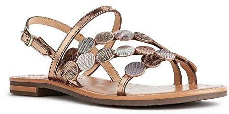 Geox Donna D Sozy S X Sandali Donna, Marrone (Bronze), 40 EU