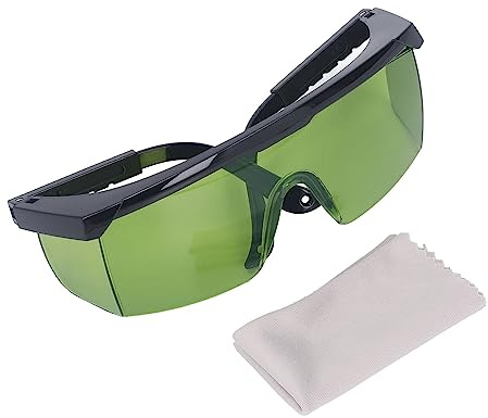 740-1100nm Laserschutzbrille mit hoher Dekay-Rate, exzellenter Filterung und Komfort - Sicherheitsbrille inkl. Putztuch & Etui für optimalen Augenschutz