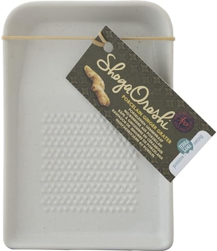 TerraSana Shoga Oroshi - Die japanische Art, Ingwer und Rettich zu reiben (1 x Ingwerreibe aus Porzellan)