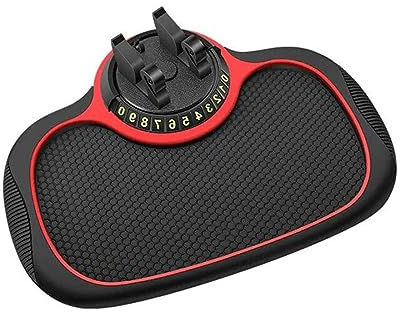 Multifunktionale Auto-Antirutschmatte, Antirutschmatte Auto Armaturenbrett, Auto-Handyhalter, Auto-Anti-Rutsch-Matte-Telefonhalter, Auto Innenmatte zum Halten von Handy, Schlüssel (A)