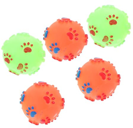 YARNOW Pelota De Juguete Sonido para Mascotas Juguete para Perros y Cachorros Entrenamiento Inteligente Color Aleatorio