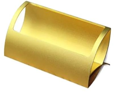 Visitenkartenhalter Kreatives Visitenkartenetui aus Aluminiumlegierung, Aufbewahrung, Visitenkartenhalter, Visitenkartenständer(Gold)