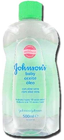 2 x Johnsons's Baby Oil Aloe Vera - 500ml