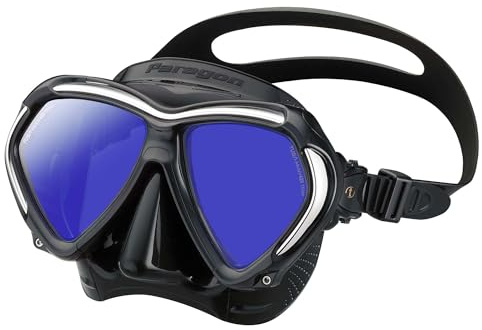 TUSA M-2001 Paragon Scuba Diving Mask, Black/Black