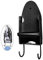 Oranlife Ironing Board Hanger Wall Mount Electric Iron Holder Ironing Board Rack Household Bathroom Shelf - for Max 5 inch Width - Black