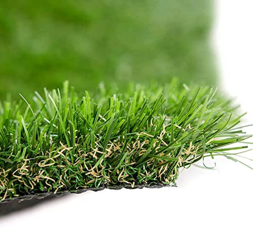 Floordirekt Kunstrasen Cambridge | Rasenteppich | Rollrasen | Polhöhe: 25 mm | Robust & UV-stabil | Kunststoffrasen | Garten-Rasen | Rasen für Balkon, Terrasse & Garten (100 x 400 cm)