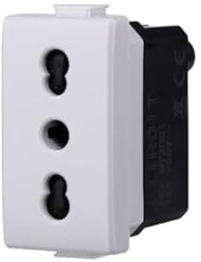 ETTROIT MODULI PRESE INTERRUTTORI SHUCKO PULSANTI USB DIMMER COMPATIBILE MATIX (MODULO PRESA BIPASSO)
