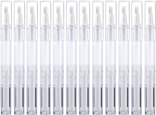 Bolígrafos Cosmético Aplicadores, Lápiz Giratorio Tubo De Brillo Labios,Bolígrafos Vacíos Aceite Uñas,10PCS Aplicadores Crecimiento Pestañas Lip Gloss Container Tubo Líquido Cuidado Artículos