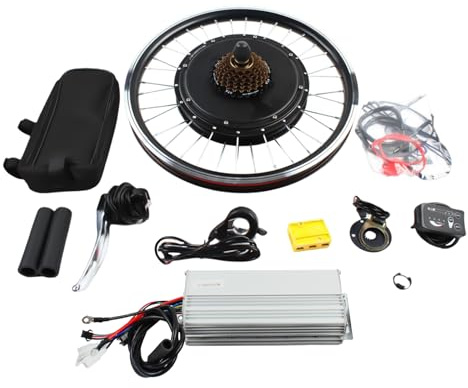 Donened - 20 Ebike Umbausatz, E-Bike Hinterrad Umbausatz Kit mit LED-Anzeige, 48V 1000W 43KM/H Elektrofahrrad Umbausatz, Ebike Conversion Kit
