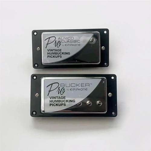 GHXAHOGSIG Alnico Classic 57 und Pro Bucker Gitarren Humbucker-Tonabnehmer (Schwarz)