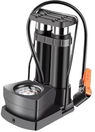Dickly Floor Pump, Air Pump, Saves Effort with Pressure Gauge, Tire Pump, Foot Pump
