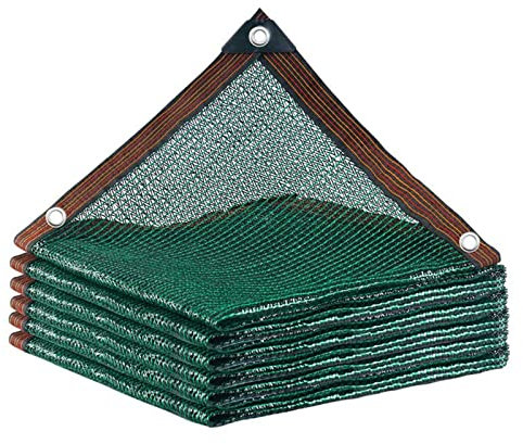 Tela de vela de malla para el sol, 50% de sombra para plantas de jardín, para pérgola al aire libre, balcón, ventanas, aislamiento térmico, tela de sombra resistente para protección UV