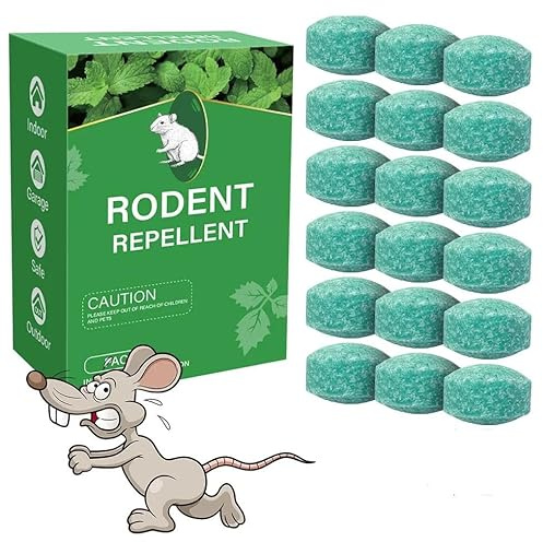Nexis 18-Pack Advanced Rat & Mouse Repellent Balls -Peppermint Oil Formula for Ultimate Rodent Control -Cutting-Edge Technology Moth Balls, Natural, Safe, Long-Lasting Protection for Indoor & Outdoor