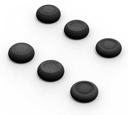 NQQNQQ Juego de empuñaduras para pulgar M1-R1 compatible con Switch 2, CQC y tapas de joystick Skin Grip, cubiertas analógicas para un mayor control y comodidad. (Tapa de joystick/negro)