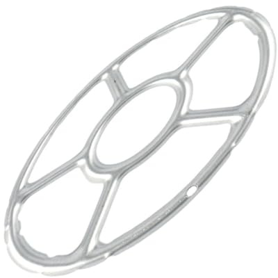 Anello di Supporto per Fornello a Gas in Lega di Zinco Argento | Cucina, Montaggio Semplice, Uso Versatile, Supporto Stabile per Pentola
