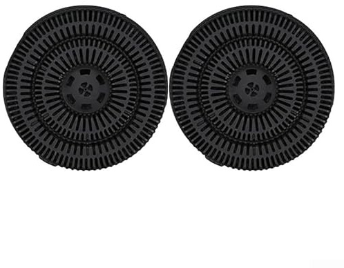 Besttoolifes Filtro per cappa da cucina, 2 pezzi, 142 x 49 mm, filtro a carbone attivo, sistema di purificazione dell'aria a carbone attivo, nero