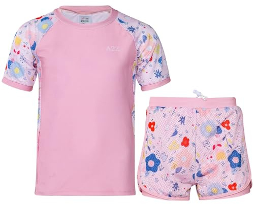 A2Z 4 Kids Girls Boys Two Piece - SW Swimsuit 899 Pink 13-14