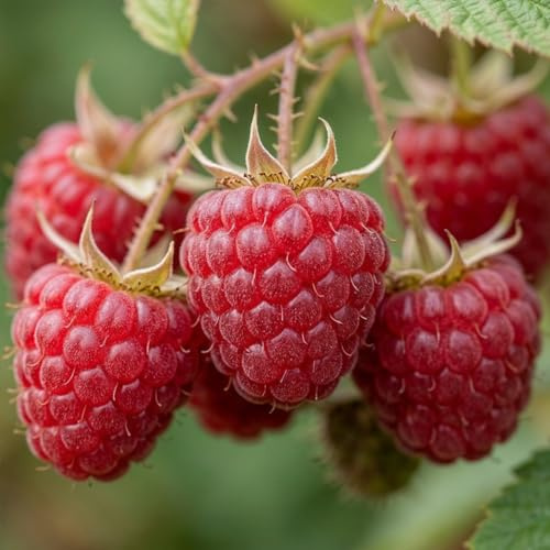 Lampone Himbo Top - 2 Piante - Perenni & Resistenti - Piante dall'Olanda | Bacche Dolci, Rifiorente, per giardino e vasi, Frutti Freschi dall'Olanda (no semi, non artificiale)