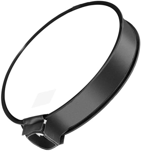 Pantalla de Flash Redonda 40cm de Poliéster Reflectante Negra | 1 Juego Plegable Portátil, Difusor para Fotografía, Acabado Multiuso, Fotos Luz Natural