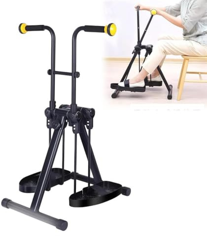 Mixtric Pedal Exerciser with Two Modes Leg Swing Exercise, Stroke Recovery Pedal Exercise Equipment for Hand Arm Leg and Knee Therapy, Stroke Recovery, with Digital Display,Black