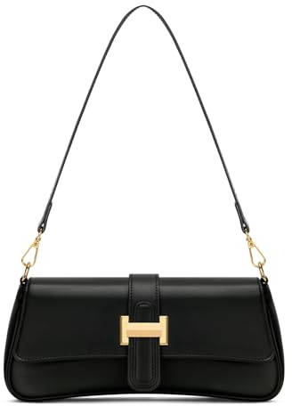 Shoulder Bag for Women Hobo Purses and Handbags Retro Clutch Underarm Purse, Black