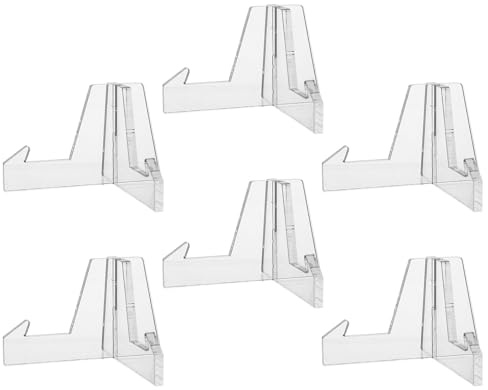 FOMIYES 6 Pièces Distributeur De Cartes De Visite Acrylique Présentoirs Pour Cartes De Visite Porte-cartes De Bureau