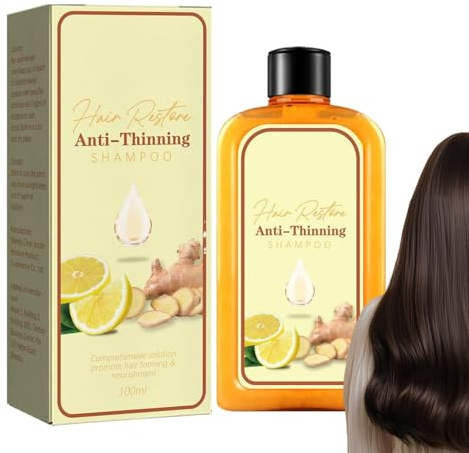 Champú Para Cabello Fino Y Sin Volumen | 100ml Acondicionador Volumizador | Champú Para Engrosar El Cabello - para el Acondicionamiento, el Fortalecimiento, Calmado del Cuero Cabelludo y la Limpiez