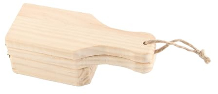 Yechiry Pressa per Piantaggine, Schiacciapatate in Legno di Pino, Strumento per Tostonera con Cordino per Appendere, Ideale per Realizzare Tostones e Pataconi, Salvaspazio in