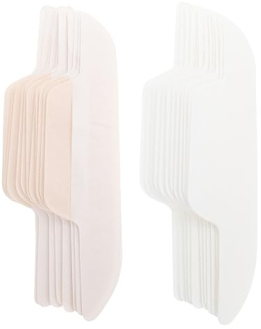 TIKODIDA Protezione Colletto Camicia 24 Ultra Non Tessuto Forma Antisudore Usa e Getta per Meeting e Public Speaking
