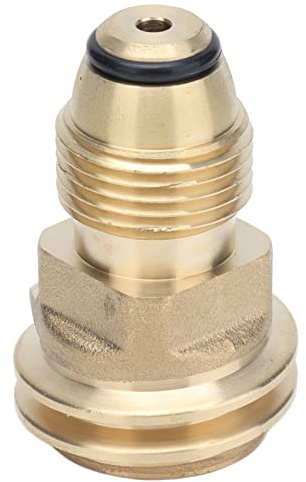 Tonysa Convertitore di Raccordi per Serbatoio di Propano per Tubo da POL a QCC1 Tipo 1 Sicuro Affidabile 1x Ottone Resistente