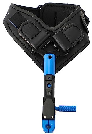 DONGKER Compound Bogen Bow Release, Archery Compoundbogen Release mit Verstellbar Handschlaufe Bogen Release Sehnenauslöser Bogenschießen Bremssattel Griff Trigger Zubehör
