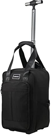 Cabin Max Narvik 2.0 Stowaway 20L Trolley Case 40x20x25 cm for Ryanair Under Seat (Black)