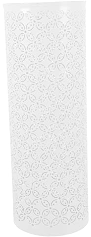 Happyyami Wet Umbrella Holder Walking Stick Stand Umbrella Stand Outdoor Umbrella Storage Bucket Umbrella Bucket Iron White Umbrella Outdoor Umbrella Umbrella Stands Indoor