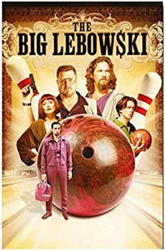 Poster The Big Lebowski Vintage-Filmplakat, Wandkunst, Bilder, Leinwand, Malerei, Poster Und Drucke, Heimdekoration 50X70Cm Kein Rahmen