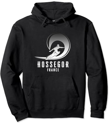 Surf Hossegor, Surfen Hossegor in Frankreich, Pfeifensurfer Pullover Hoodie